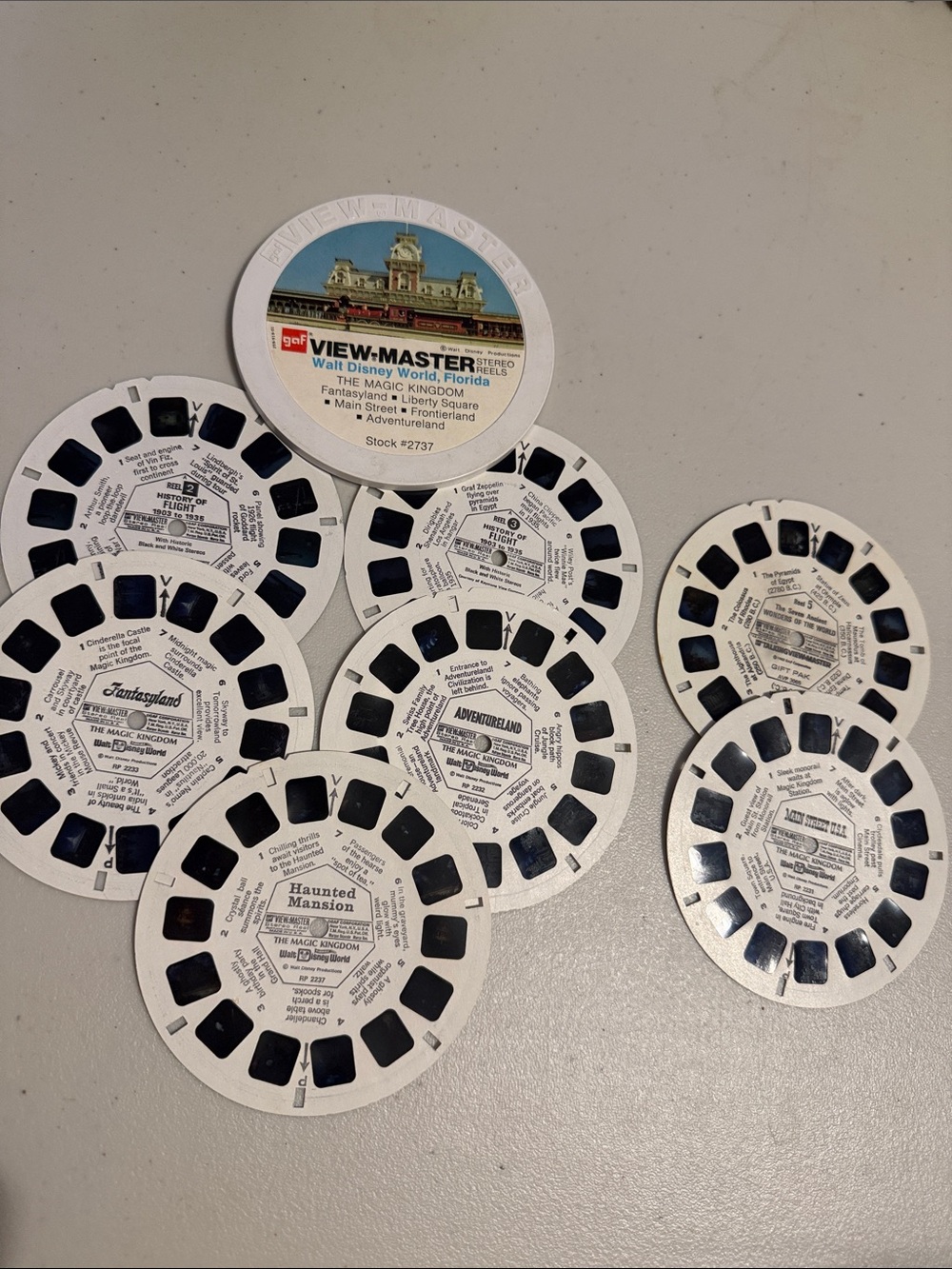 View-Master Walt Disney World disks